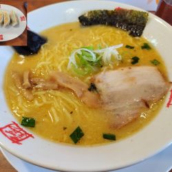 白みそ　＋焼きギョーザ（４ケ）：サービス