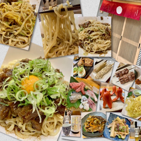 「黒毛和牛すじまぜそば1000円＋色々」@美酒美肴-結YU-の写真