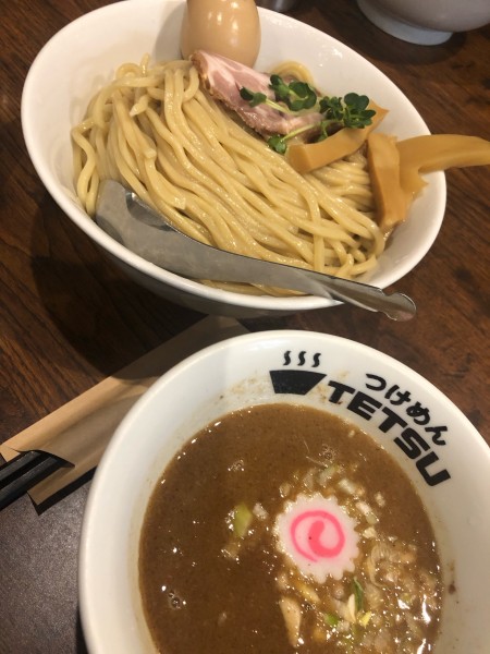 「つけ麺　特盛」@つけめんTETSU 御徒町ラーメン横丁店の写真