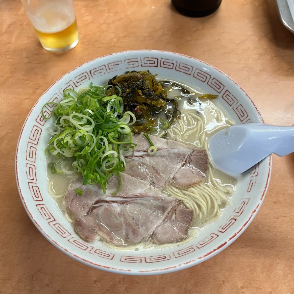 「高菜らーめん」@長浜ナンバーワン 祇園店の写真