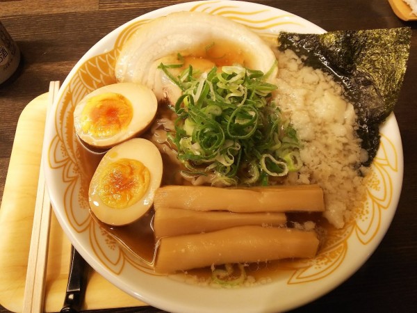 「味玉特製煮干中華蕎麦　1030円」@煮干中華蕎麦 ふじたの写真