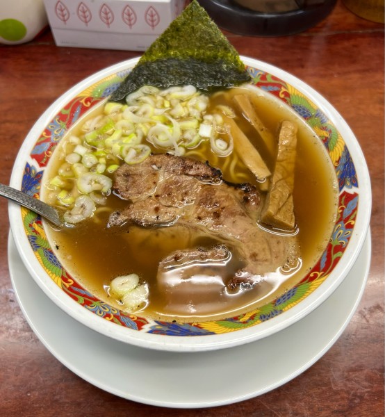 「まぐろラーメン（醤油）」@まぐろラーメン 大門の写真