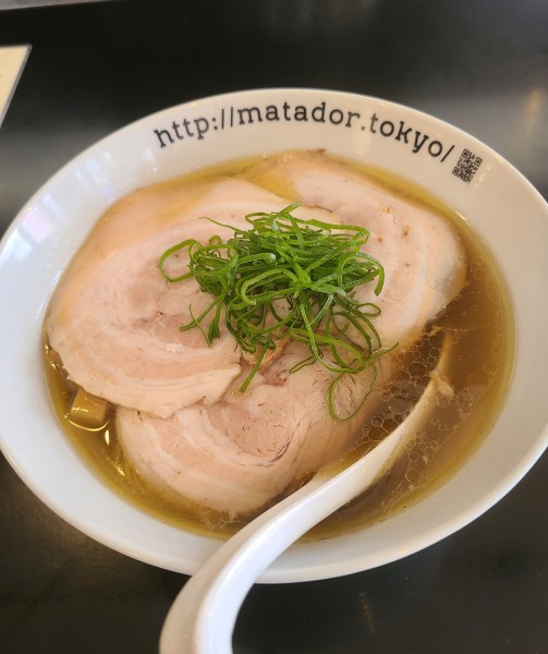 「味玉塩らぁ綿+豚バラチャーシュー(2枚)」@柳麺マタドールの写真