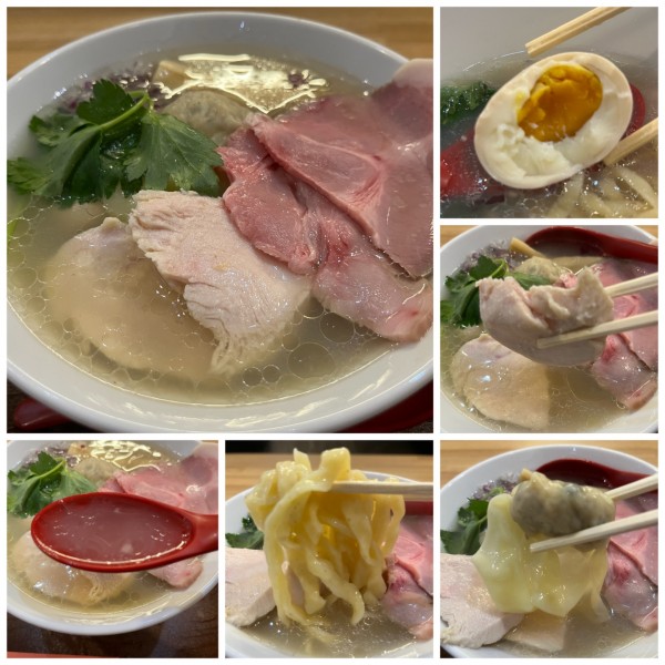 「特製しなそば(白だし) 1150円」@手打ち正麺 Hachimitsuの写真