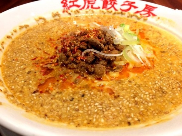 「白胡麻坦々麺」@紅虎餃子房 深川ギャザリア店の写真