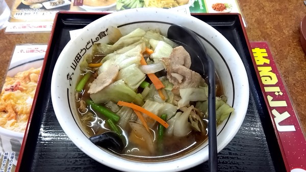 「野菜の旨みたっぷりそば」@山田うどん食堂 八王子長沼店の写真