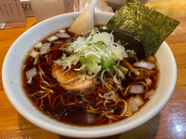 「竹岡式ラーメン　長ネギ」@ラーメンラブルの写真