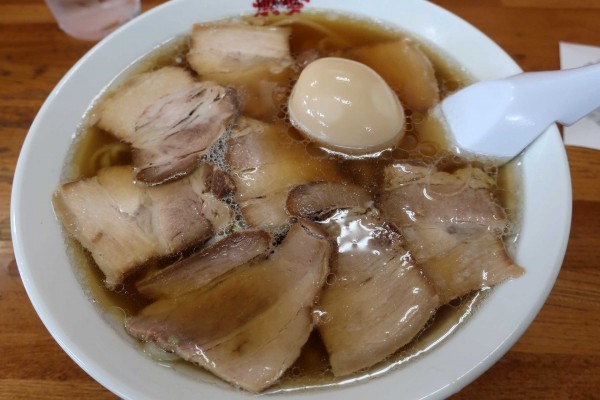 「半熟煮玉子入り喜多方チャーシュー麺　1,080円」@喜多方ラーメン 来夢 喜多方本店の写真