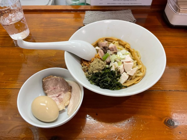 「特製まぜそば」@無化調煮干しらぁ麺 誠実の写真