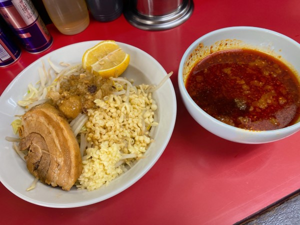 「つけ麺　レモントッピング」@ラーメン悔いなしの写真