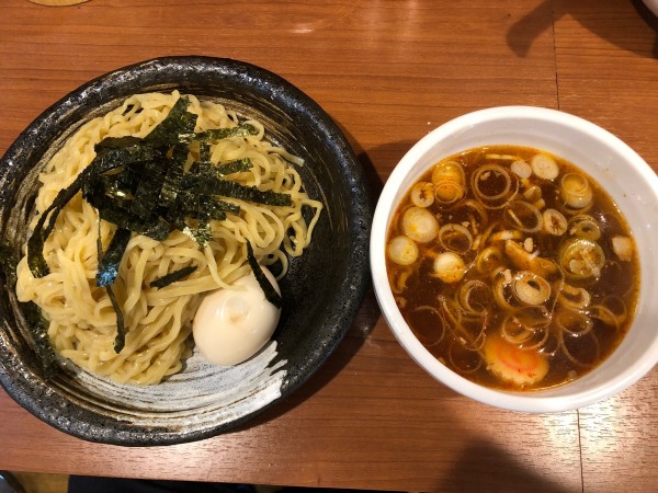 「ピリ辛つけ麺」@らーめん うち田の写真