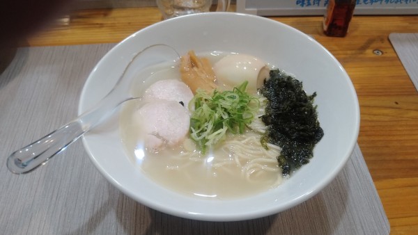 「真鯛白湯そば(味玉付)¥1000-」@美酒美肴-結YU-の写真