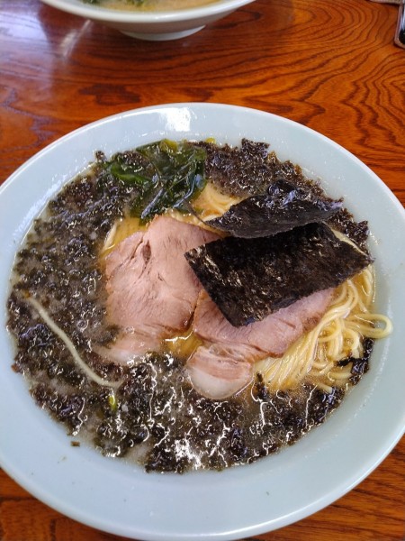 「岩のりラーメン」@ラーメンショップ いずみ中央店の写真