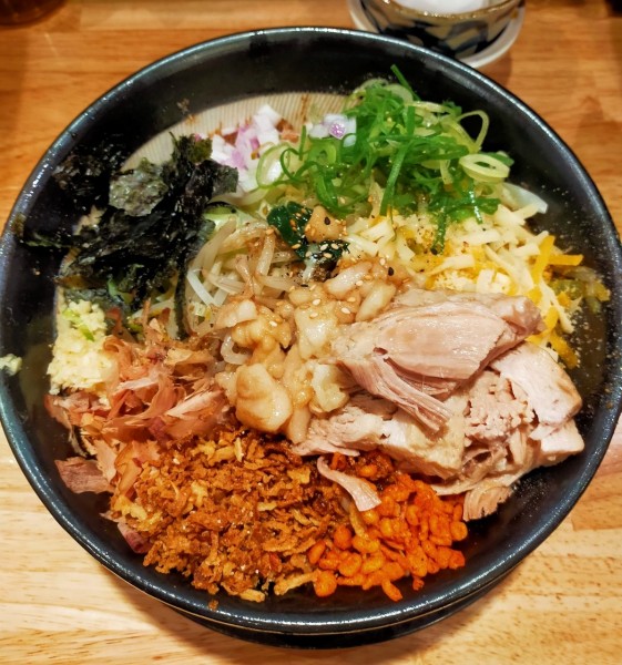 「(限定)G系まぜそば M(300g) 1100円」@自家製麺屋 知多らうど2669の写真