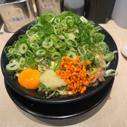 まぜそばネギだく