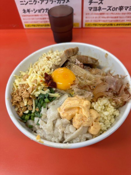 「まぜそば」@らー麺 ぶたのジョーの写真