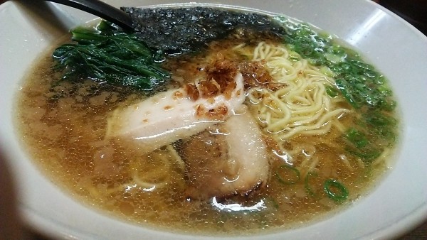 「香味鶏だし醤油らーめん 850円＋ライス小 110円」@三代目麺処 「まるは」極 船橋店の写真