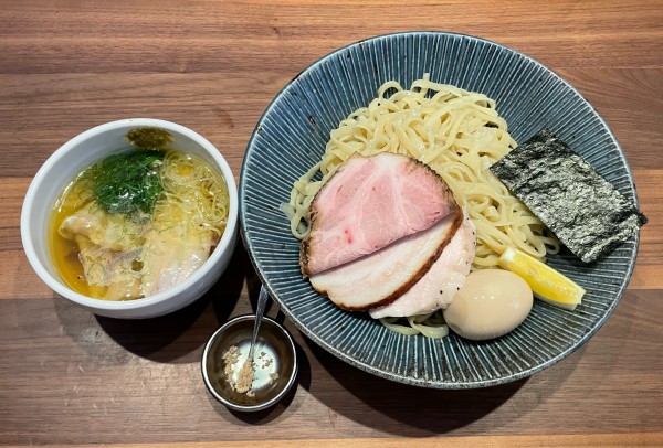 「淡麗特製つけ麺（塩）」@自家製手もみ麺 鈴ノ木の写真