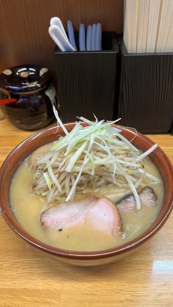 「味玉味噌ラーメン(もやし大盛り)」@味噌っ子 ふっくの写真