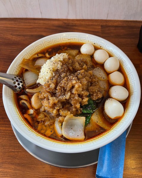 「スタミナラーメン+うずらx2」@MARU喜の写真