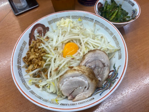 「汁なし　ミニラーメン」@ラーメン豚山 大塚店の写真