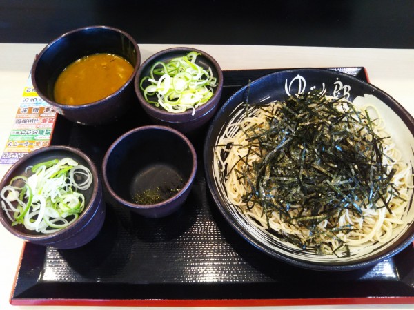 「２枚ざる、カレールー（クーポン）」@ゆで太郎 谷田部店の写真