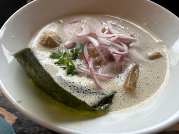 「こってりとりそばしお」@らーめん 二代目吉田商店の写真