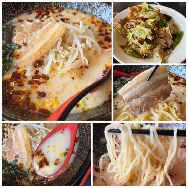 「豚辛ラーメン 回鍋飯 セット 900円」@香林坊の写真