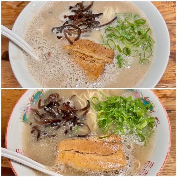 「豚頭豚骨」「ゲンコツ豚骨」食べ比べセット