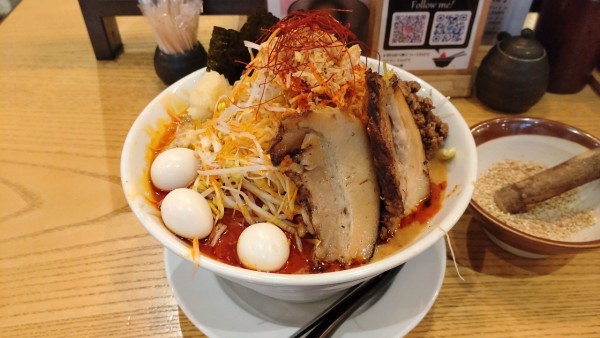 「○系担々麺こってりなわけで、（にんにく、2辛、0シビレ）」@四川担々麺 どういうわけで、の写真