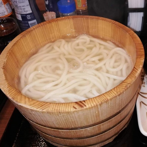 「釜揚げうどん」@丸亀製麺 花巻店の写真