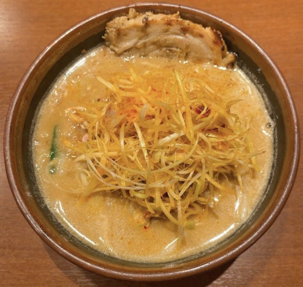 「信州味噌ネギらーめん」@麺場 田所商店 宮前店の写真