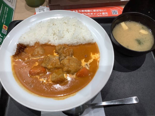 「バターチキンカレー６２０円」@松屋 北千住店（マイカリー食堂併設）の写真