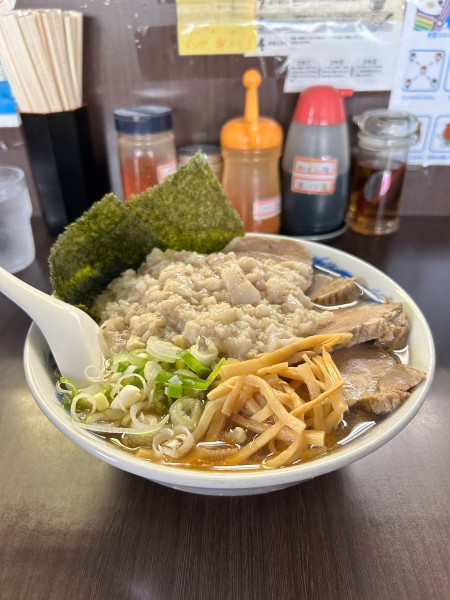 「チャーシュー麺(中)身入りW 1200円」@手打ち中華そば 酒田の写真
