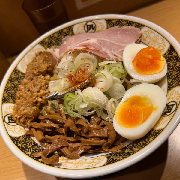 「特製油そば」@すごい煮干ラーメン凪 西新宿7丁目店の写真
