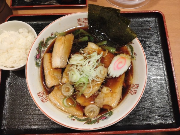 「會津黒中華肉そば」@會津黒中華の写真