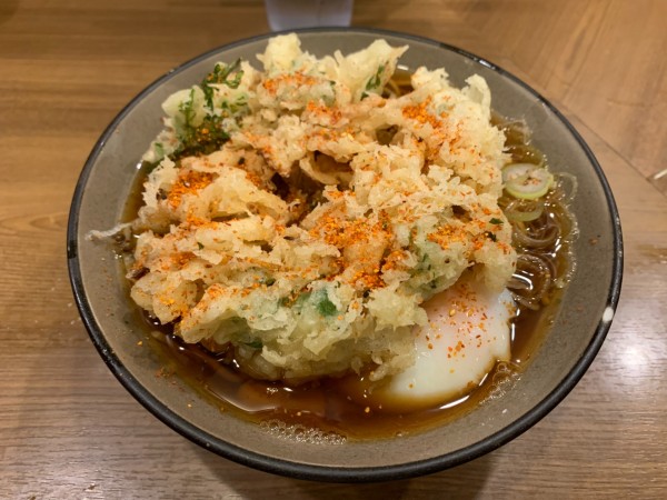 「天玉そば 500円」@そば処 かめや 神田東口店の写真