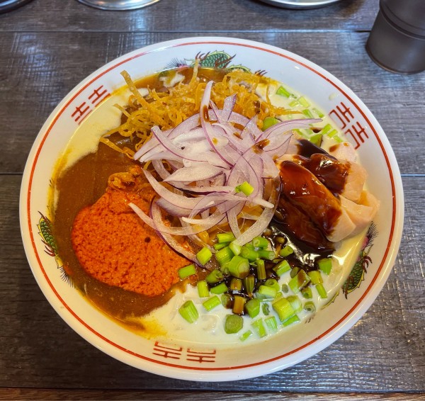 「限定　銀鮭と春芹の冷製ラーメンver3」@ラーメン カラテキッドの写真