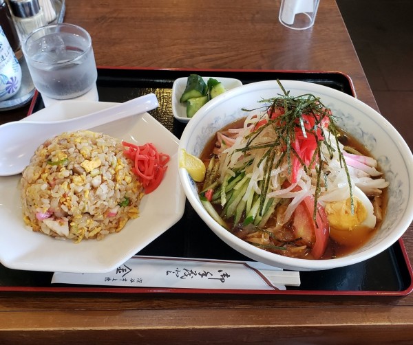 「五目冷やし中華セット　¥1450」@味の店 金楽の写真