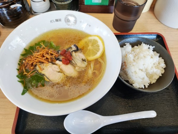 「蠣（かき）だし麺」@だし麺屋ナミノアヤ 上尾店の写真