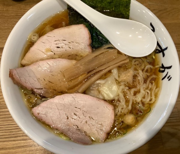 「ワンタン麺」@白河中華そば こすがの写真