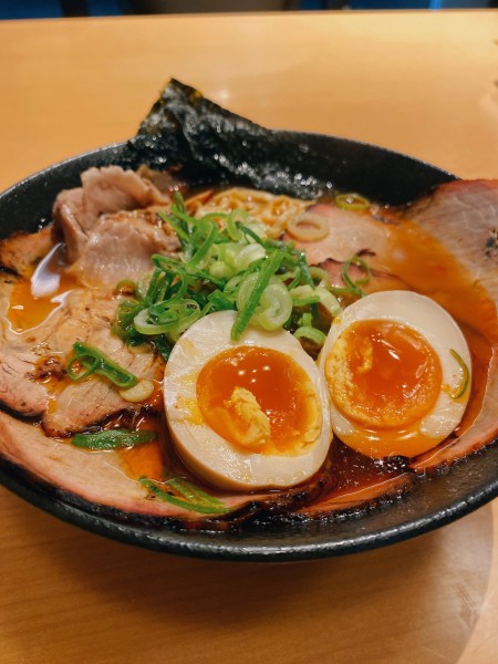 「赤そば」@萩中華そば 侍の写真