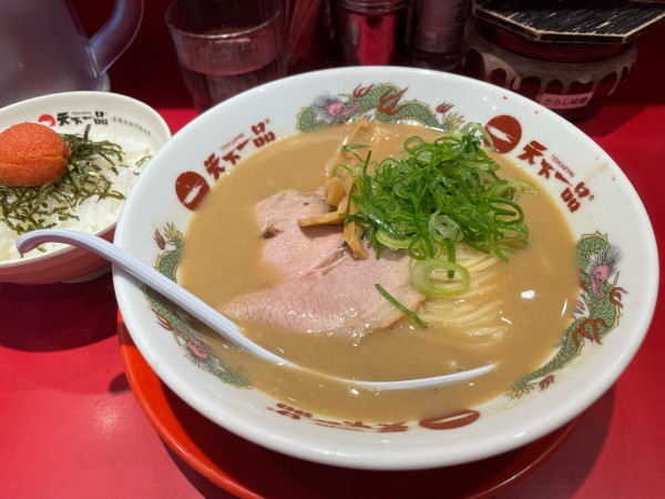 「Aランチ(明太子ご飯)」@天下一品 吉祥寺店の写真