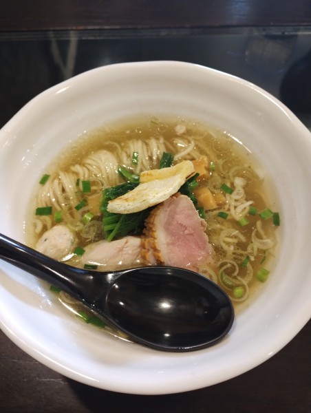 「鴨だし拉麺(塩)」@鳴馬良の写真