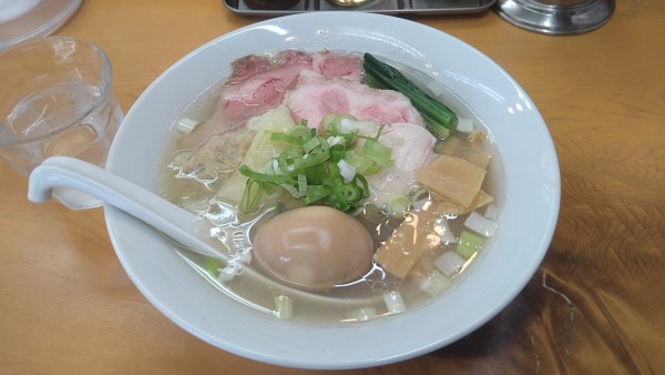 「特製塩蕎麦(細麺)¥1480-」@中華そば 喜富の写真
