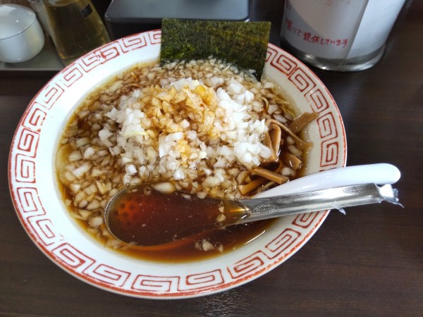 「薬味ラーメン　750」@中華そば専門店 びんびん亭 瑞穂店の写真