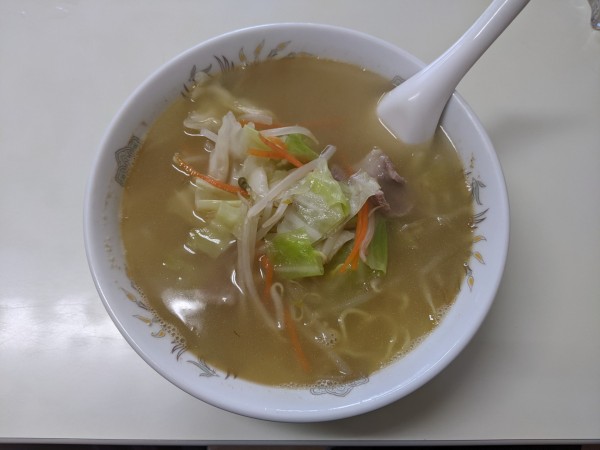 「タンメン：800円」@復興軒の写真