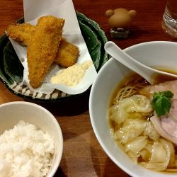 らーめん+アジフライSET（880円+580円税込）