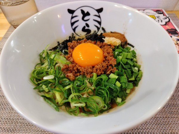 「台湾まぜそば　※にんにくあり　※㋗で５００円　＋チーズ」@まぜそば専門店 とらの写真