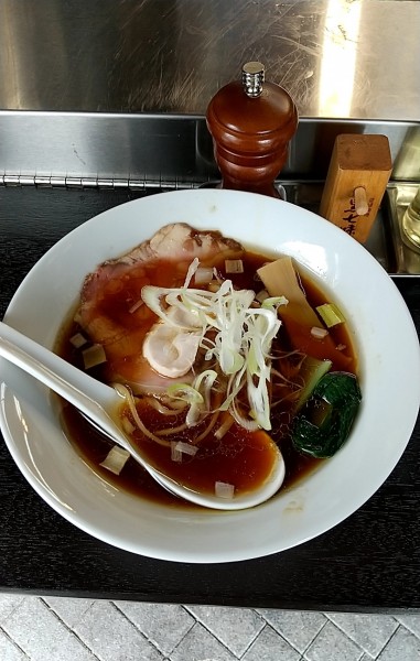 「醤油　太麺」@中華そば 喜富の写真